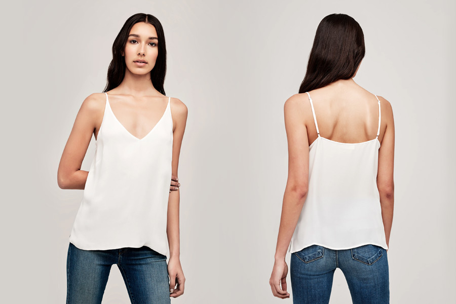 New-looks-with-the-White-V-neck-Camisole