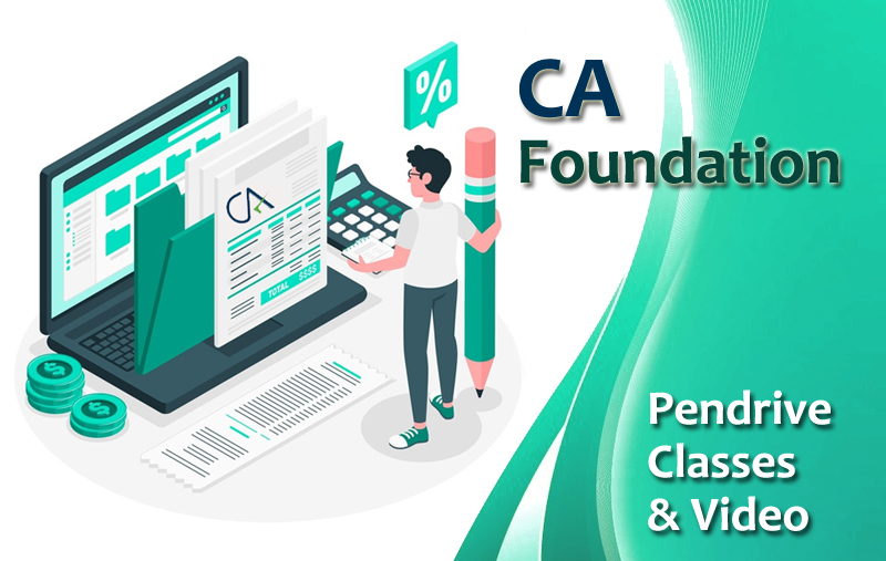 CA foundation pendrive classes